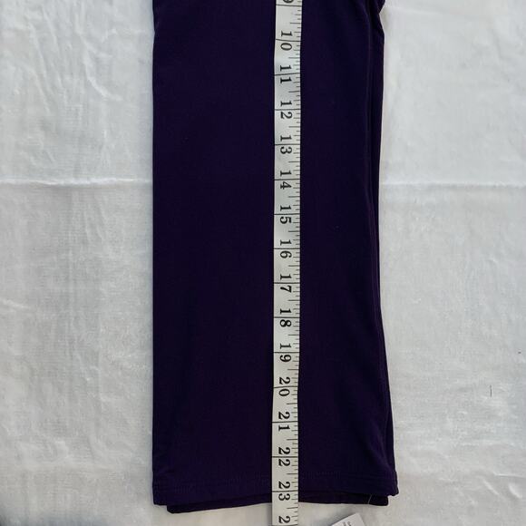 WHBM FORME Tank NWT Size X-Small Sleeveless Dual Neck Violet Plum Buttery Soft - Picture 7 of 7